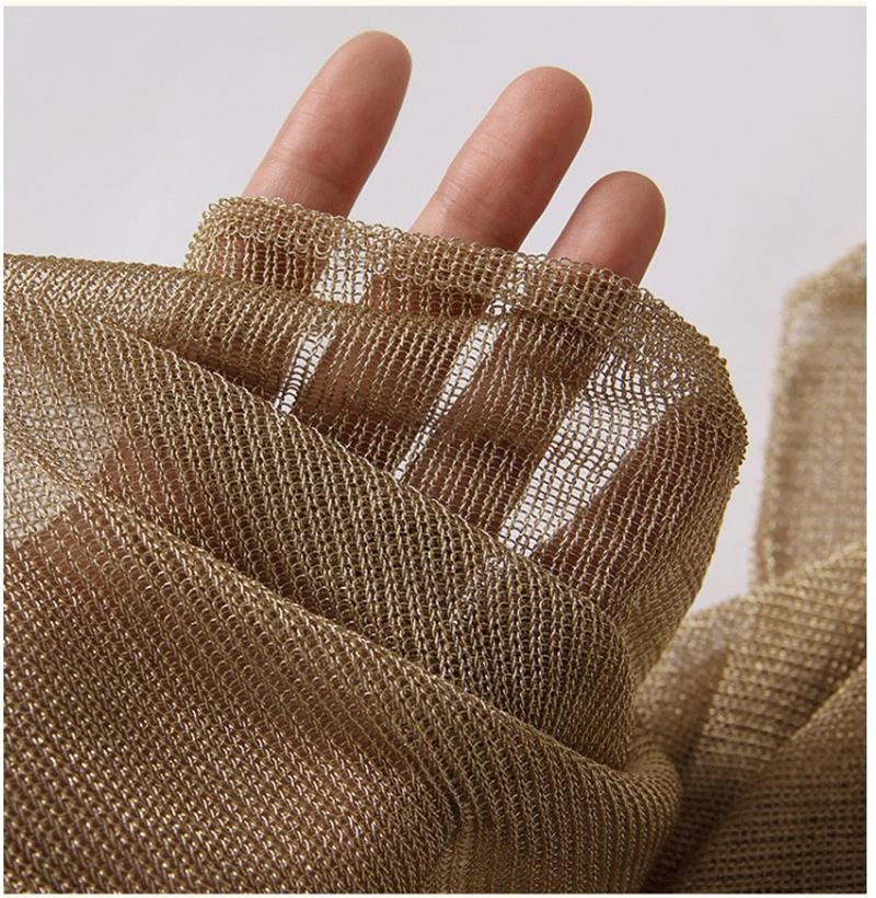 Dzianina metalowe z teksturą l – Crystal Mesh Fabric recenzja i cena