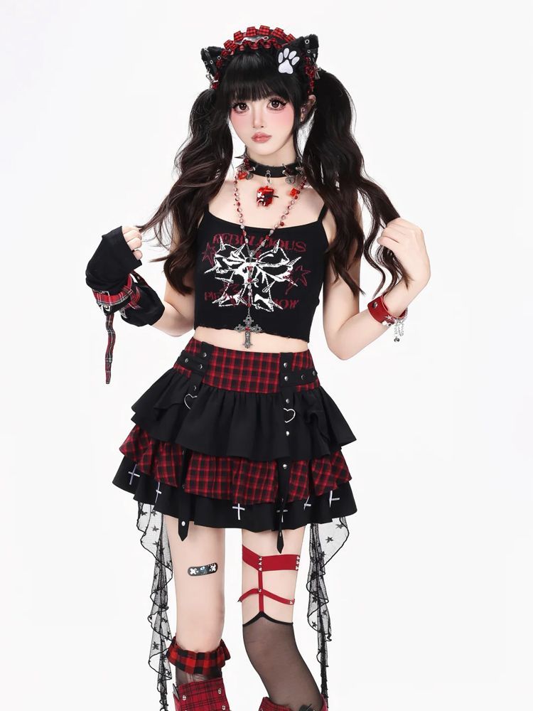 Y2K Punk Gothic Kawaii 3-częśc – Elastic Lace Trim recenzja i cena