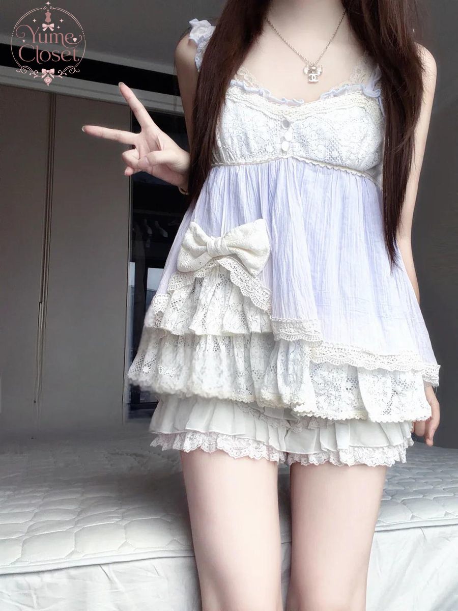 Coquette Ryousangata Dollcore  – Elastic Lace Trim recenzja i cena
