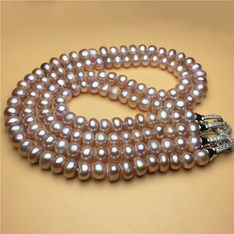 2020 prawdziwy naturalny naszy – Pearl Trim Chain recenzja i cena