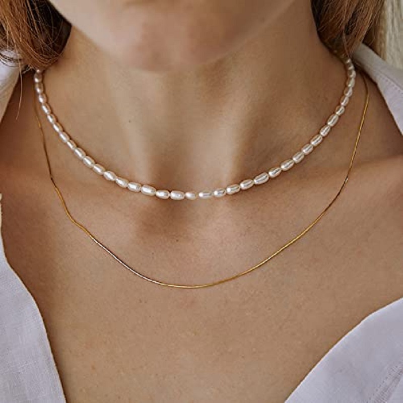 Naszyjnik z pereł 5-7mm owalne – Pearl Trim Chain recenzja i cena