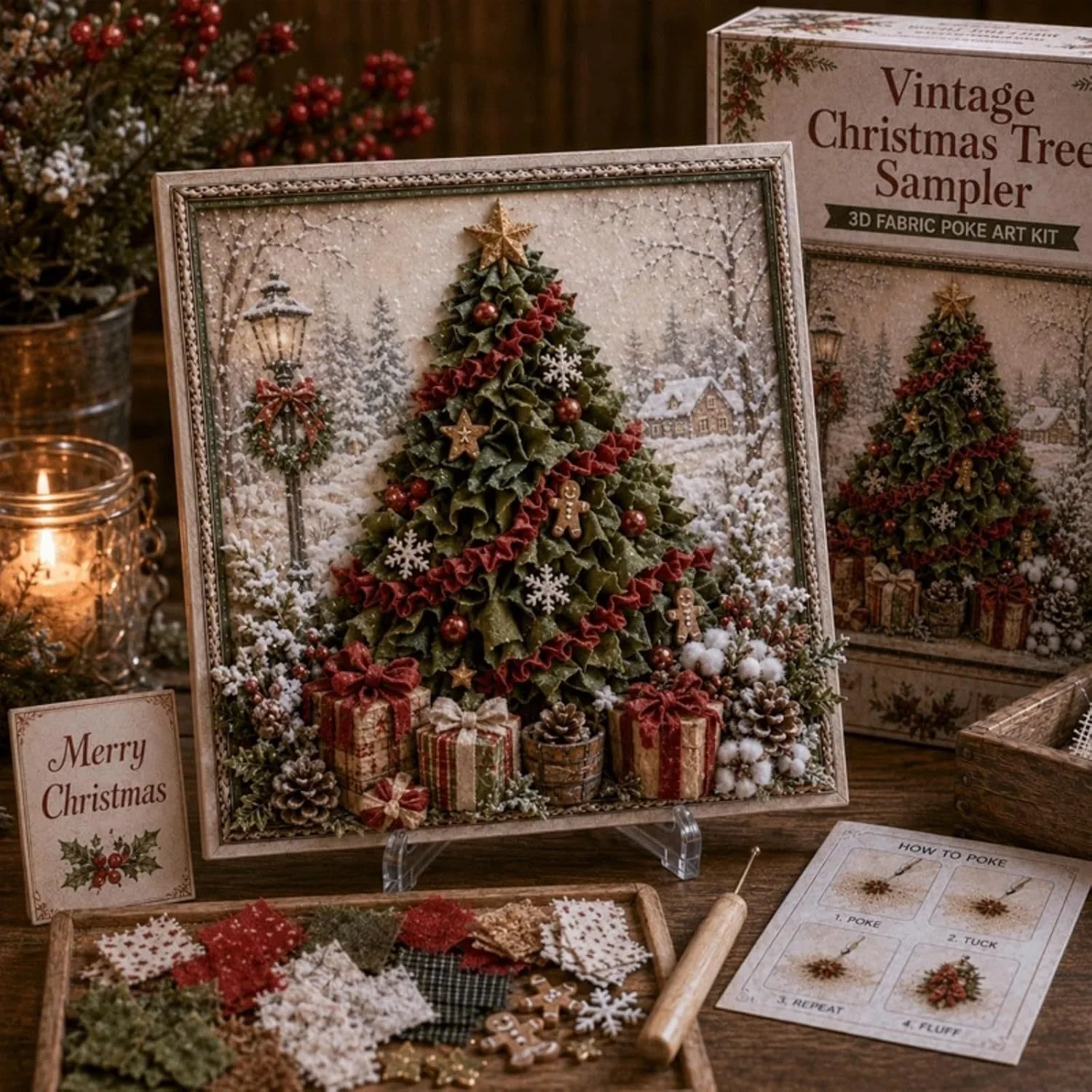 Zestaw do tworzenia ozdób świą – Embroidery Craft recenzja i cena