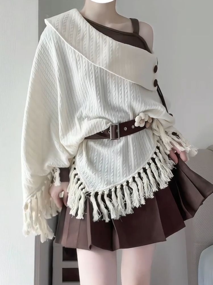 Japoński Vintage Mori Kei 2-cz – Tassel Fringe Trim recenzja i cena