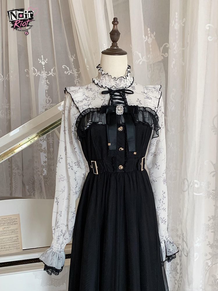 Francuska sukienka w stylu vin – Elastic Lace Trim recenzja i cena